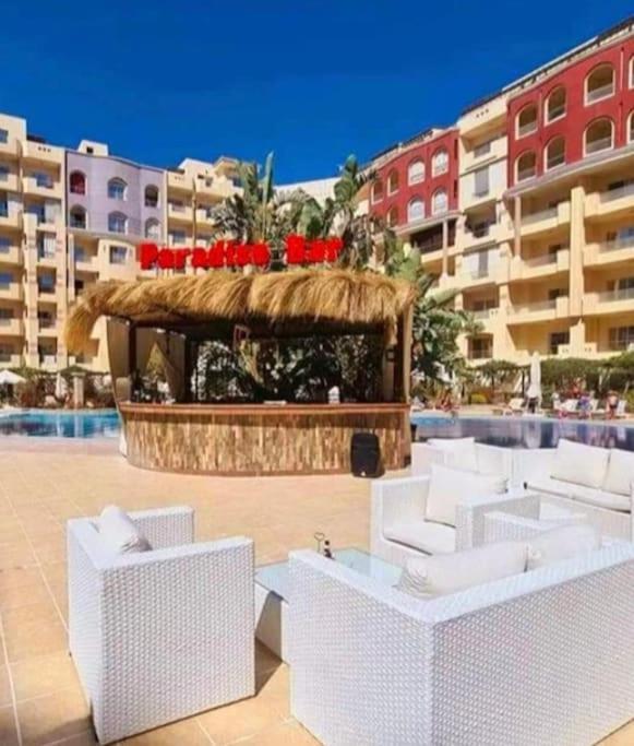 Sunny Studio With 3 Swimming Pools Florenza Hurghada Ngoại thất bức ảnh