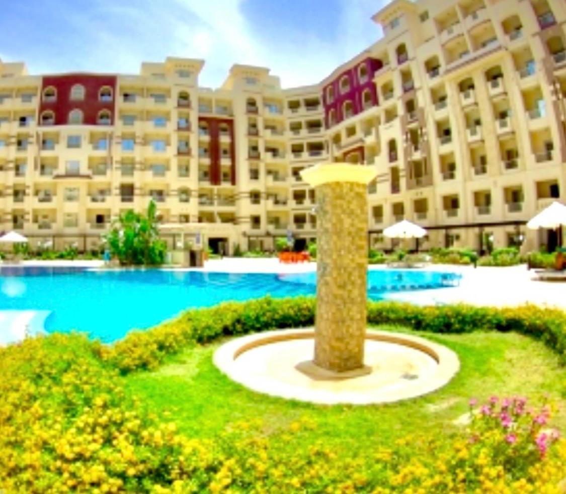 Sunny Studio With 3 Swimming Pools Florenza Hurghada Ngoại thất bức ảnh